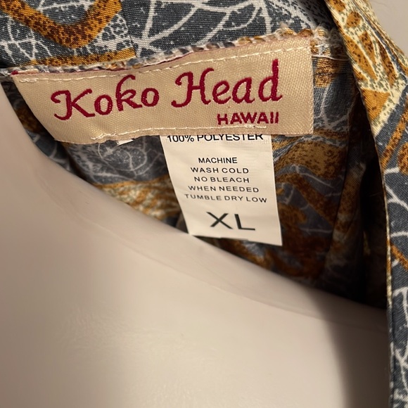KOKO HEAD DRESS MADE IN HAWILL SIZE XL - Picture 2 of 5